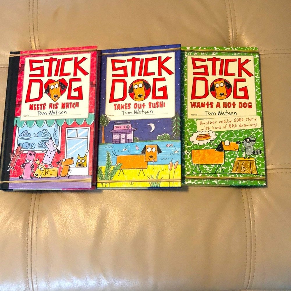 3 Stick Dog Books 🐕